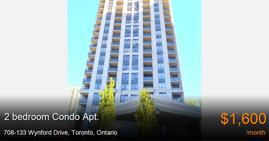 708133 wynford drive, toronto Condo Apt. for Rent