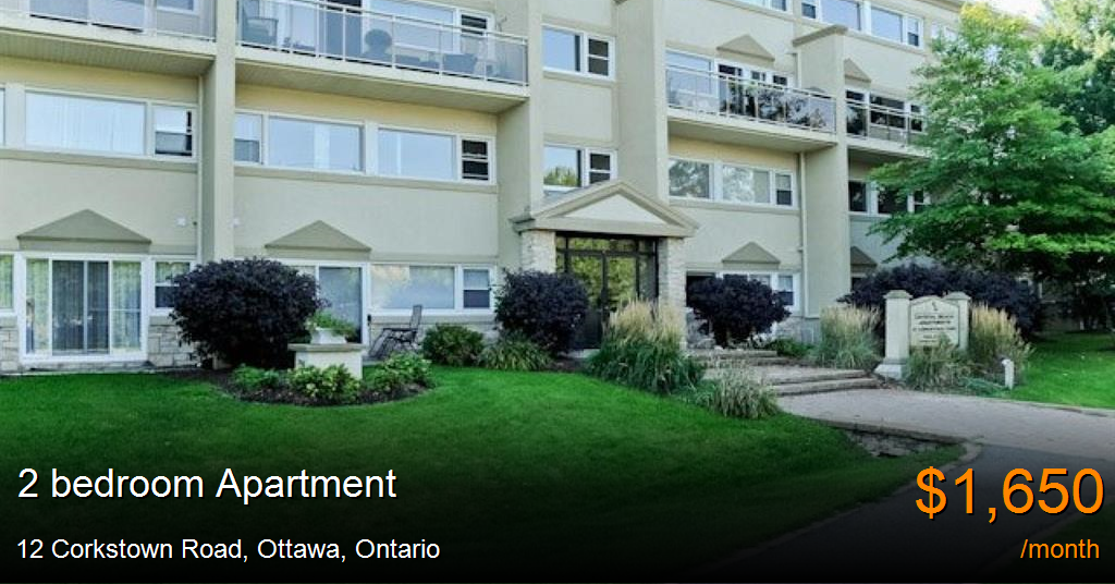 12 Corkstown Road, Ottawa Apartment for Rent B58148