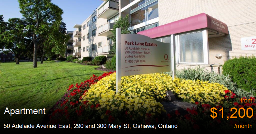 50 adelaide avenue east, 290 and 300 mary st, oshawa Apartment for Rent