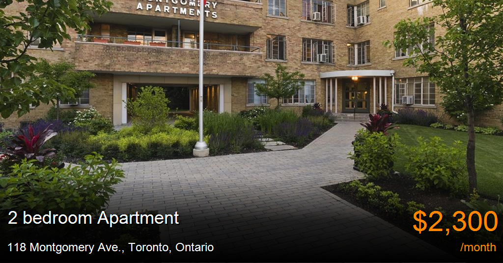 118 montgomery ave., toronto Apartment for Rent