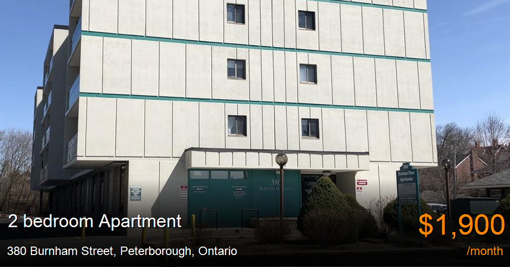 380 Burnham Street, Peterborough Apartment for Rent