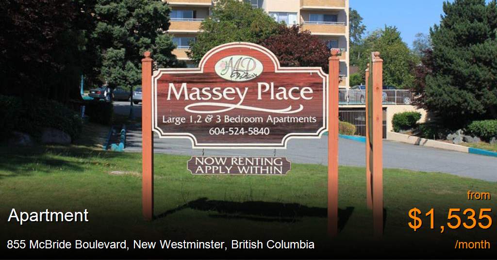 855 McBride Boulevard, New Westminster Apartment for Rent