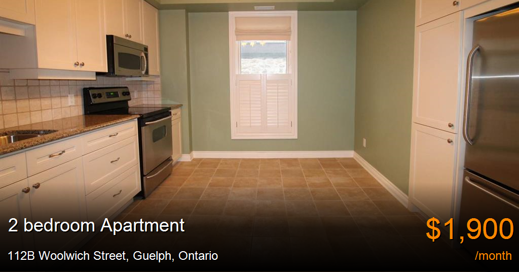 112b woolwich street, guelph Apartment for Rent