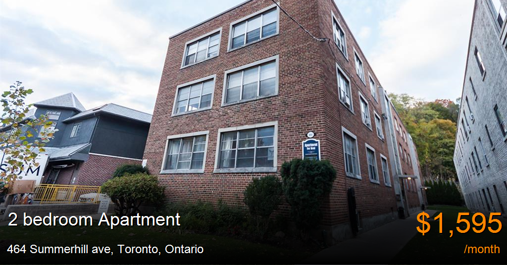464 Summerhill ave, Toronto Apartment for Rent B70908