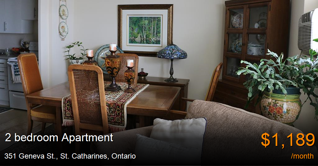 351 Geneva St., St. Catharines Apartment for Rent B71189