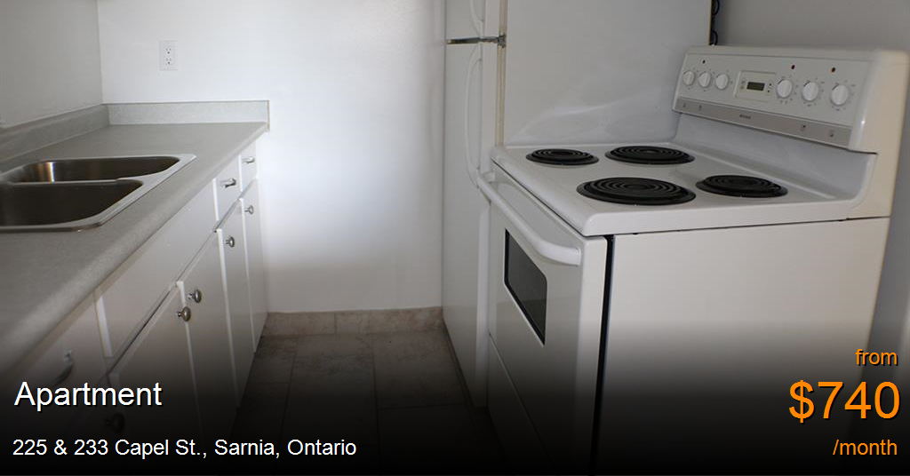 225 & 233 capel st., sarnia Apartment for Rent