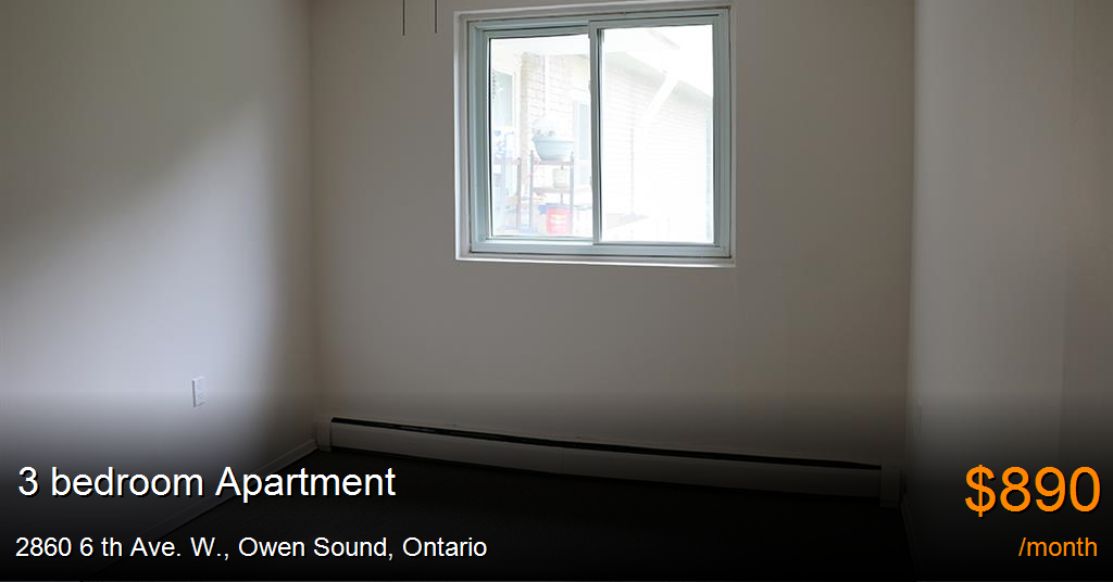 2860 6 th ave. w., owen sound Apartment for Rent
