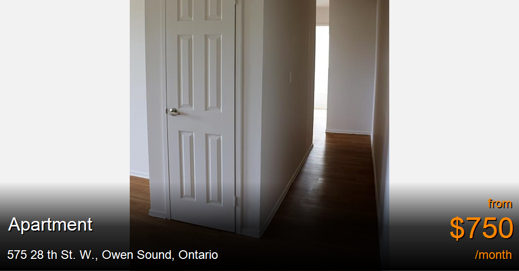 575 28 th st. w., owen sound Apartment for Rent