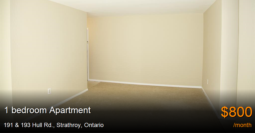 191 & 193 hull rd., strathroy Apartment for Rent