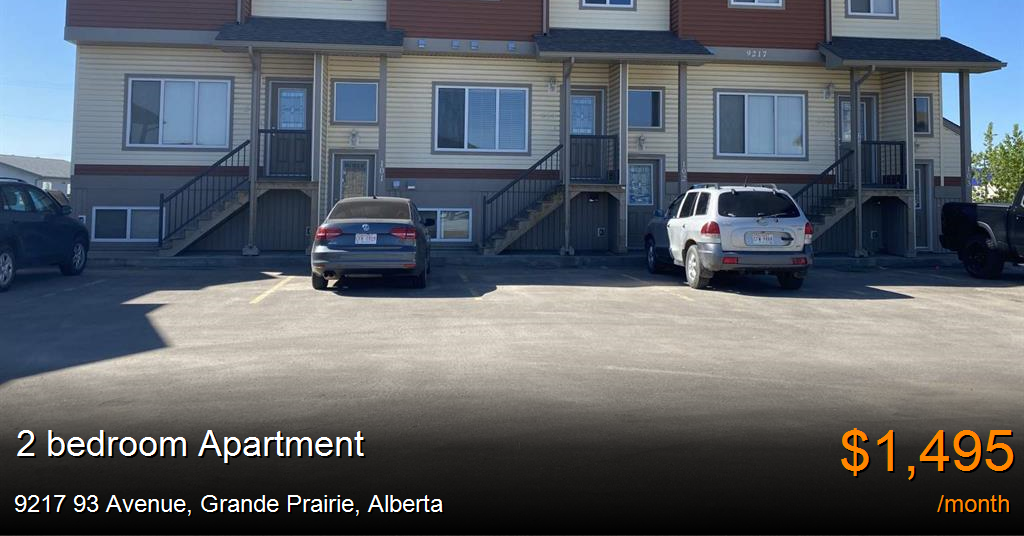 9217 93 avenue, grande prairie Apartment for Rent