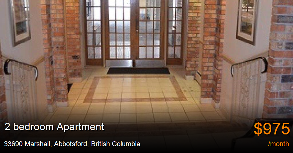 33690 Marshall, Abbotsford Apartment for Rent