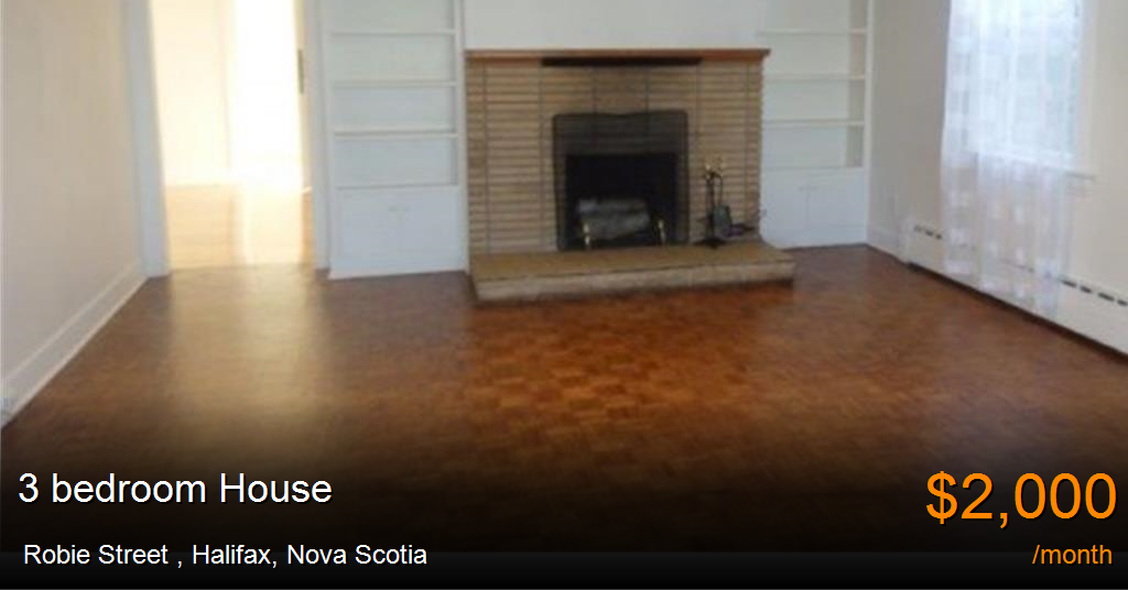 Robie Street, Halifax House for Rent B71851
