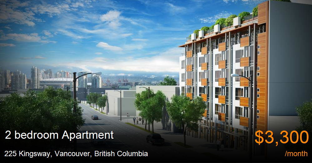 225 kingsway, vancouver Apartment for Rent