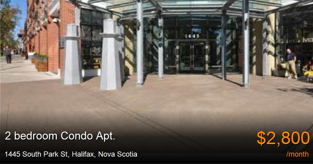 1445 south park st, halifax Condo Apt. for Rent
