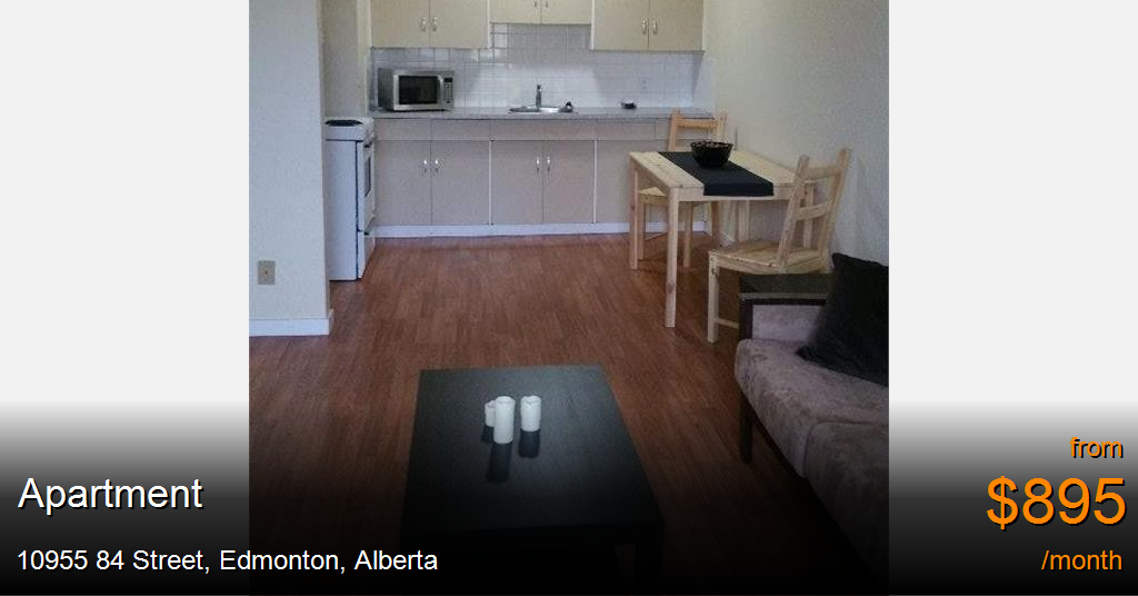 10955 84 street, edmonton Apartment for Rent