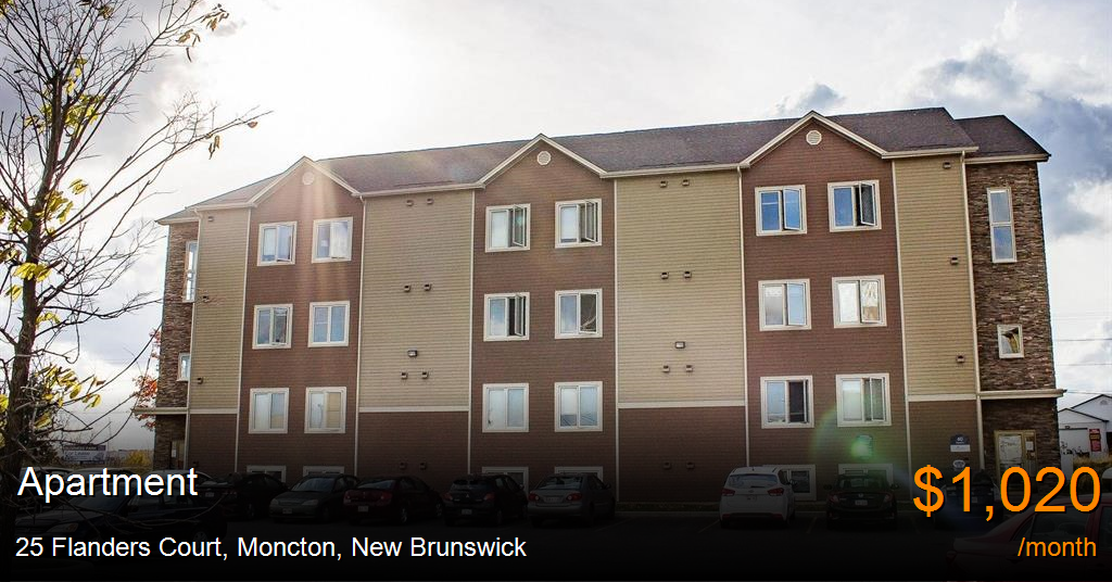 25 Flanders Court Moncton Apartment For Rent