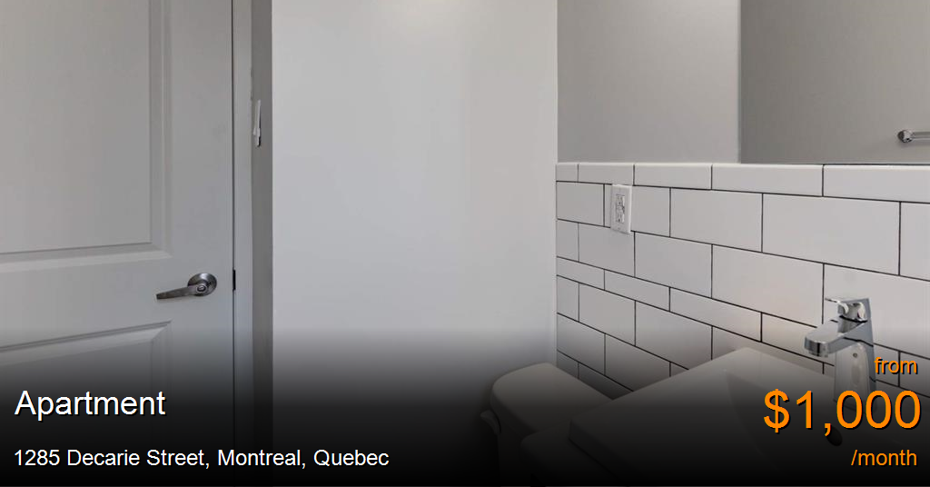 1285 decarie street, montreal Apartment for Rent