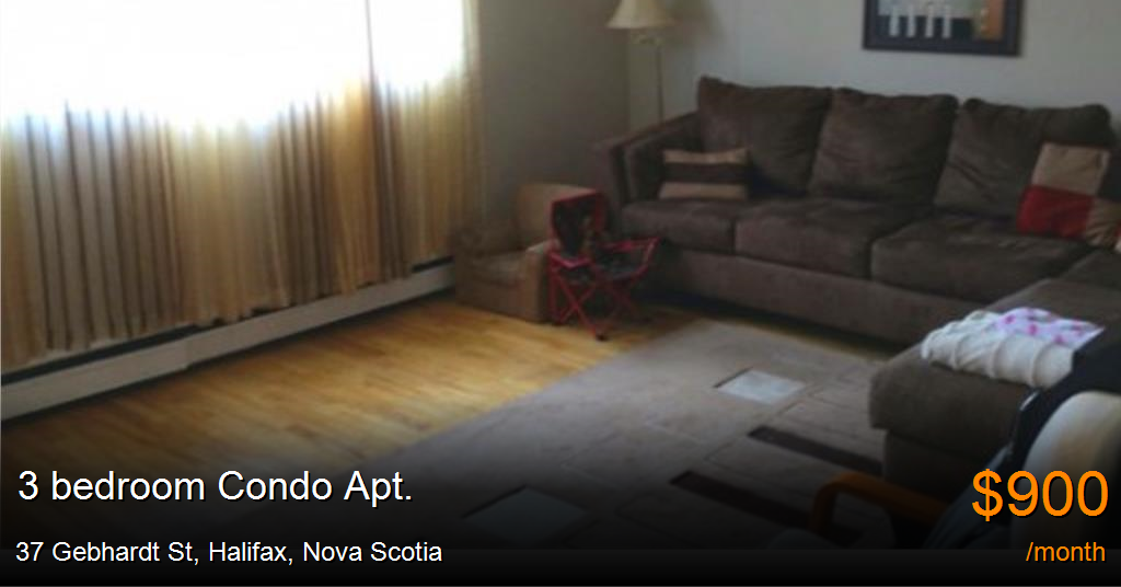 37 Gebhardt St, Halifax Condo Apt. for Rent B73847