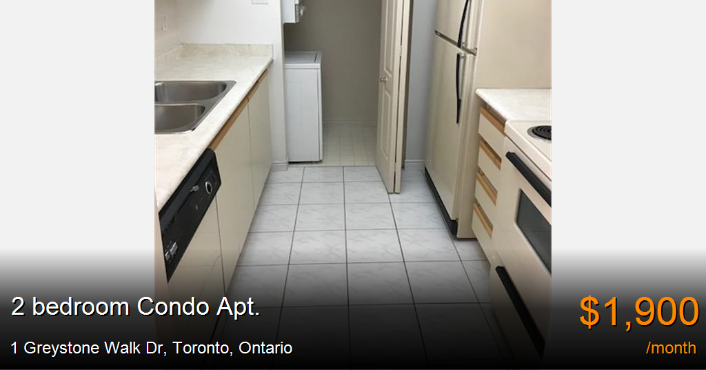 1 greystone walk dr, toronto Condo Apt. for Rent