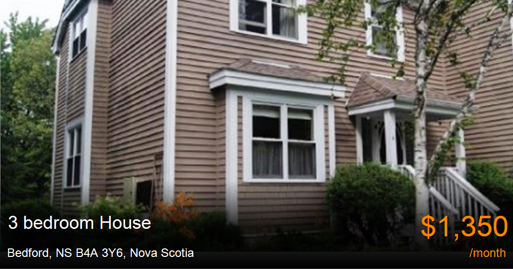 bedford, ns b4a 3y6 House for Rent