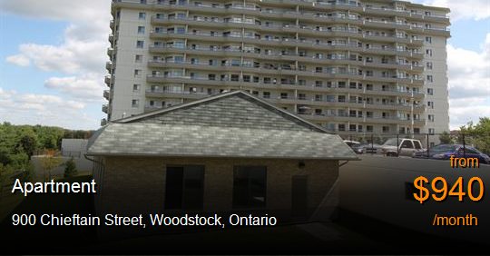 900 chieftain street, woodstock - Apartment for Rent