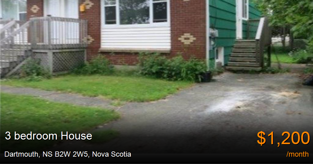 dartmouth, ns b2w 2w5 House for Rent