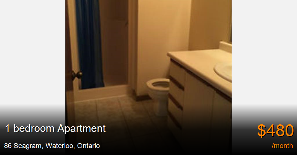 86 seagram, waterloo Apartment for Rent