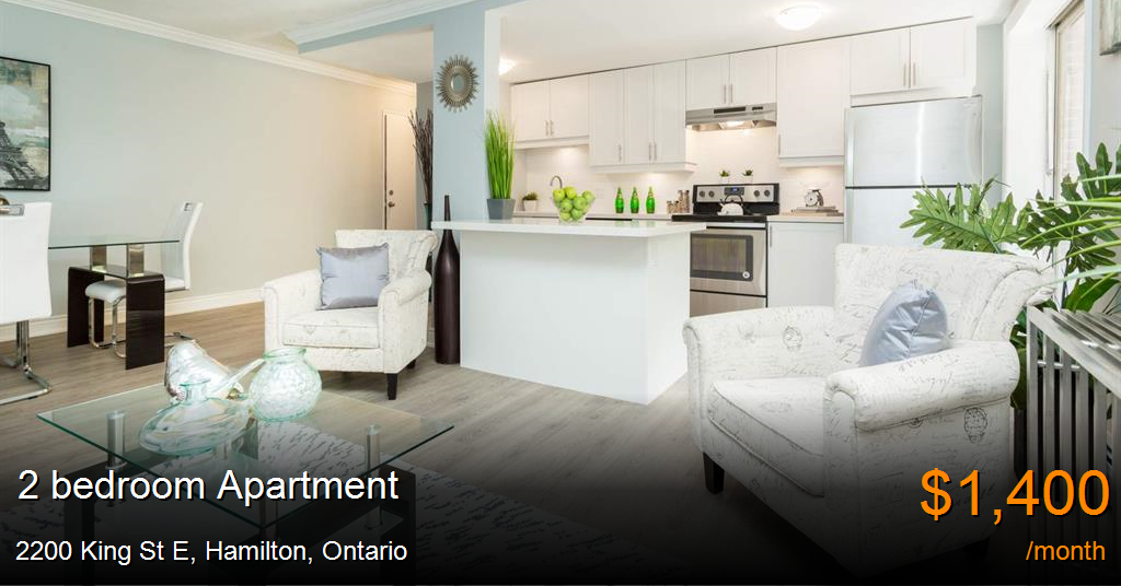 2200 king st e, hamilton Apartment for Rent