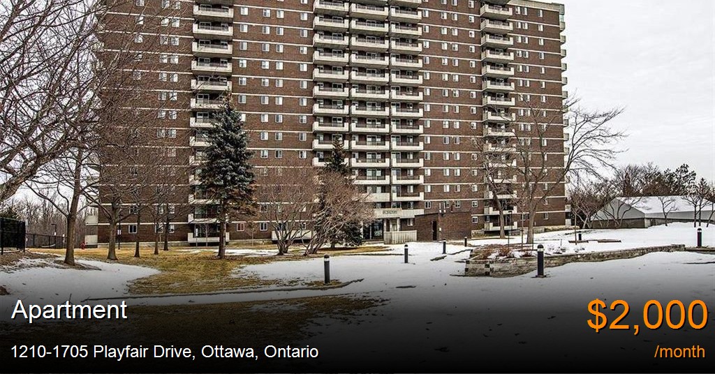 12101705 playfair drive, ottawa Apartment for Rent