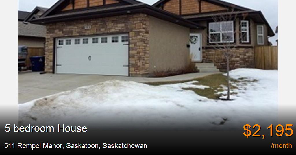 511 rempel manor, saskatoon House for Rent