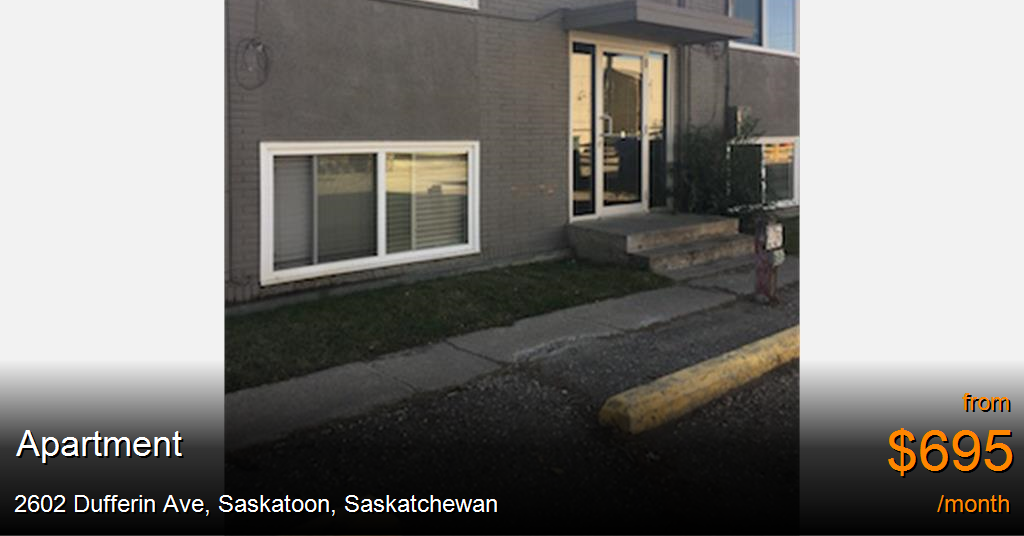 2602 dufferin ave, saskatoon Apartment for Rent