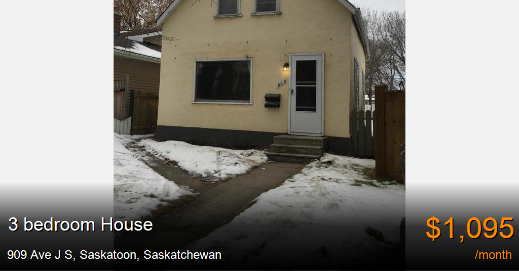 909 ave j s, saskatoon House for Rent
