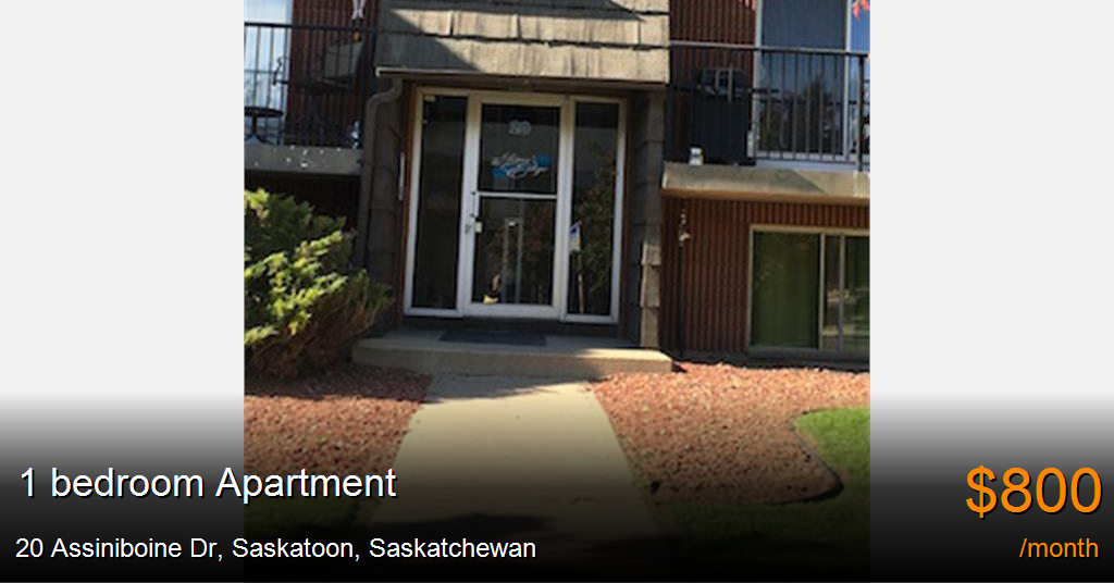 20 assiniboine dr, saskatoon Apartment for Rent