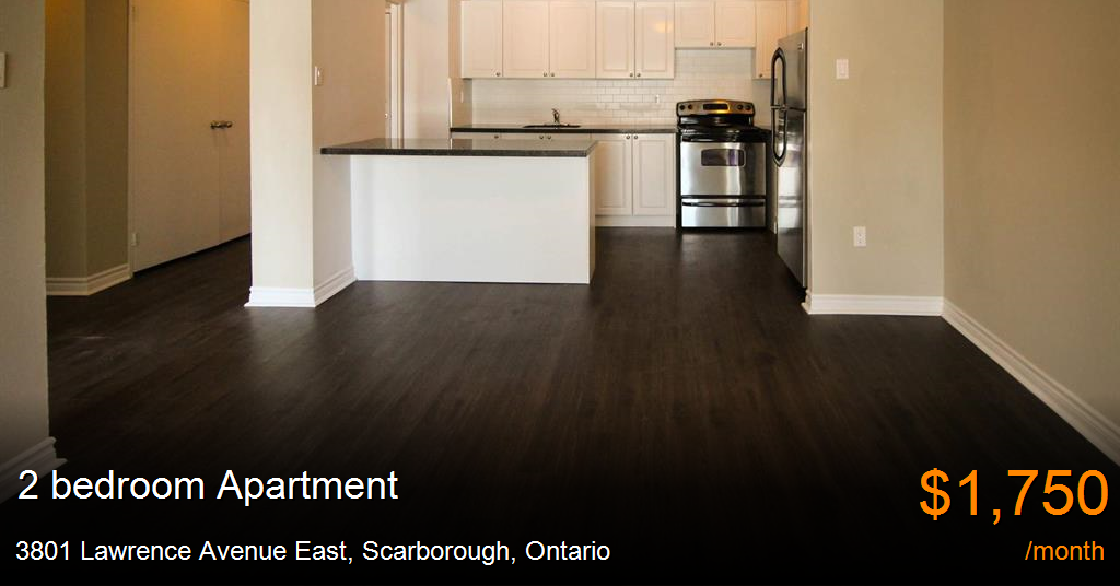 3801 lawrence avenue east, scarborough Apartment for Rent