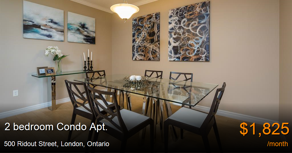 500 ridout street, london Condo Apt. for Rent