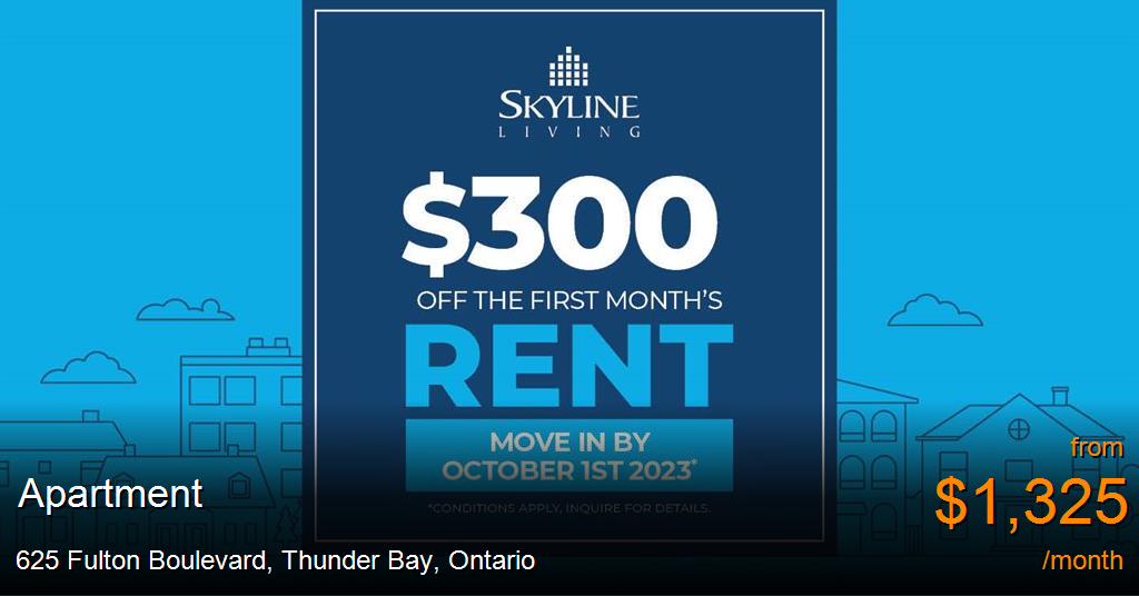 625 Fulton Boulevard, Thunder Bay Apartment for Rent