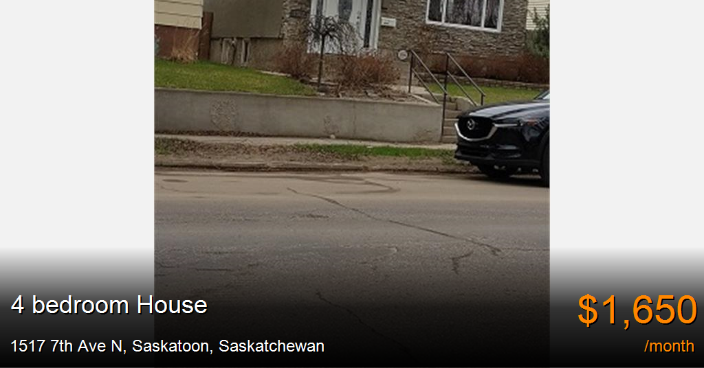 1517 7th ave n, saskatoon House for Rent