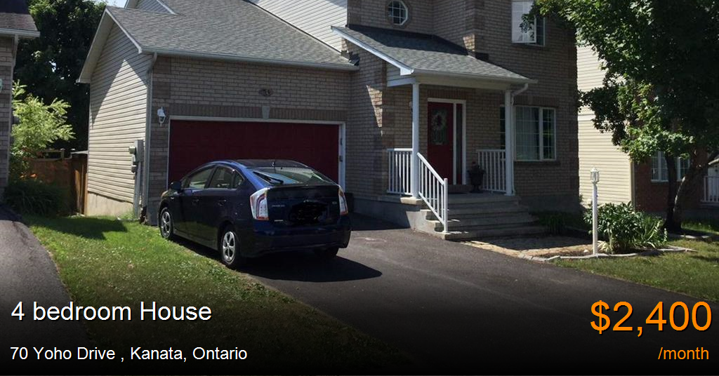 70 yoho drive, kanata House for Rent
