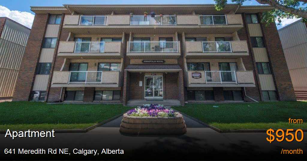 641 meredith rd ne, calgary Apartment for Rent