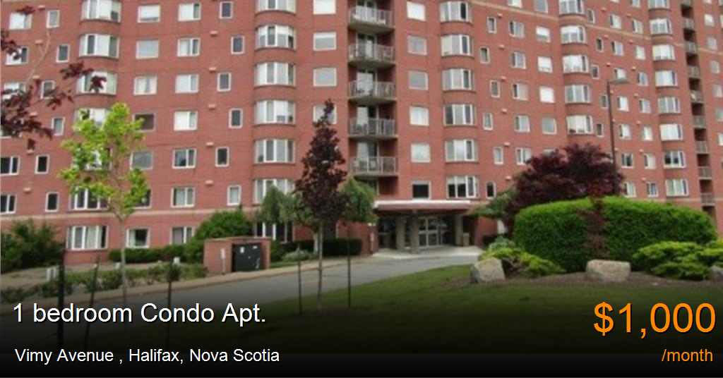 Vimy Avenue, Halifax Condo Apt. for Rent B80545