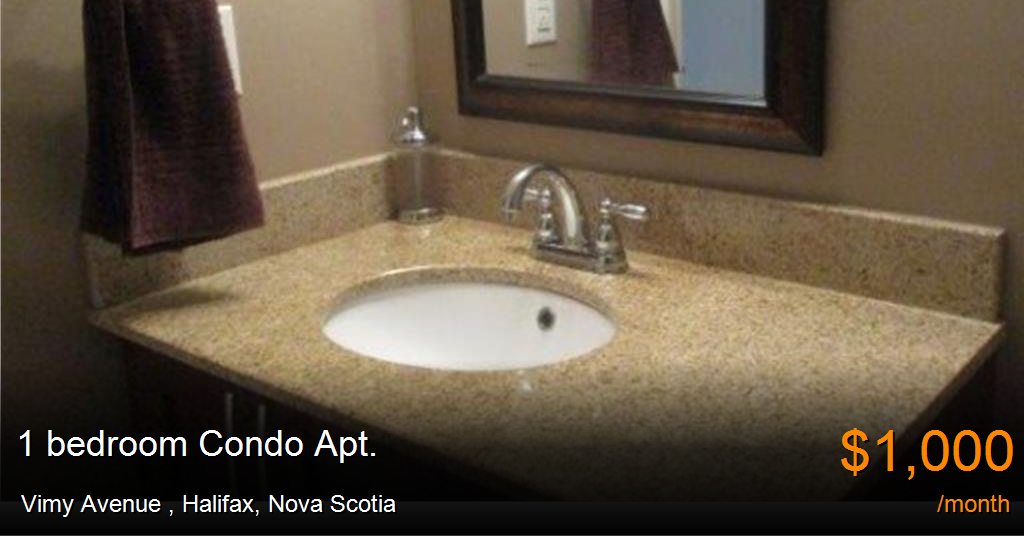 Vimy Avenue, Halifax Condo Apt. for Rent B80685