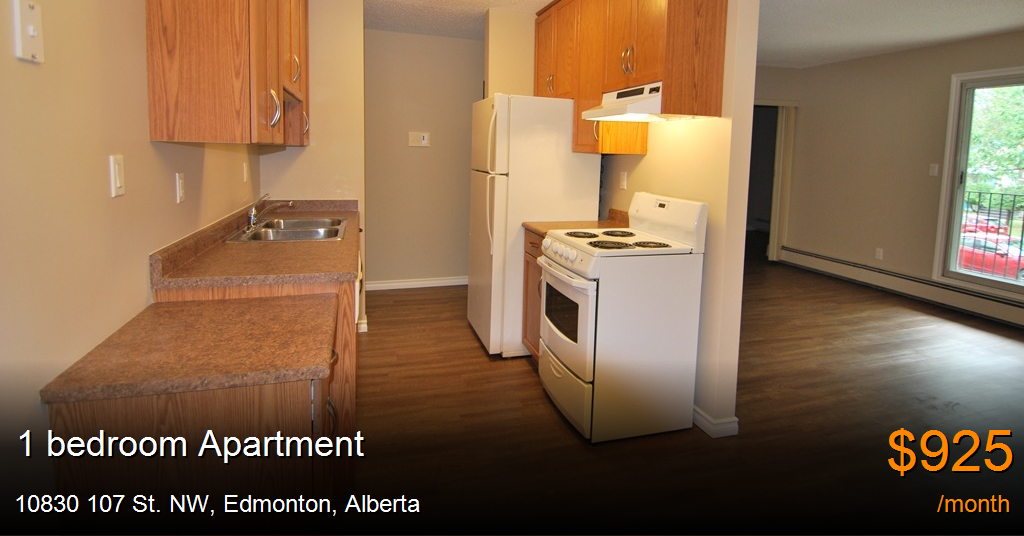 10830 107 st. nw, edmonton Apartment for Rent