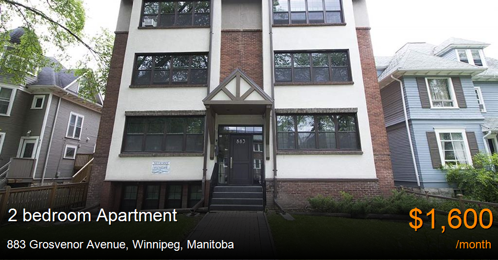 883 grosvenor avenue, winnipeg Apartment for Rent