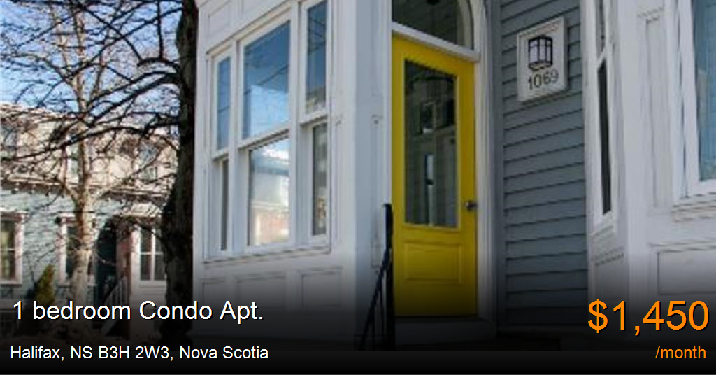 halifax, ns b3h 2w3 Condo Apt. for Rent