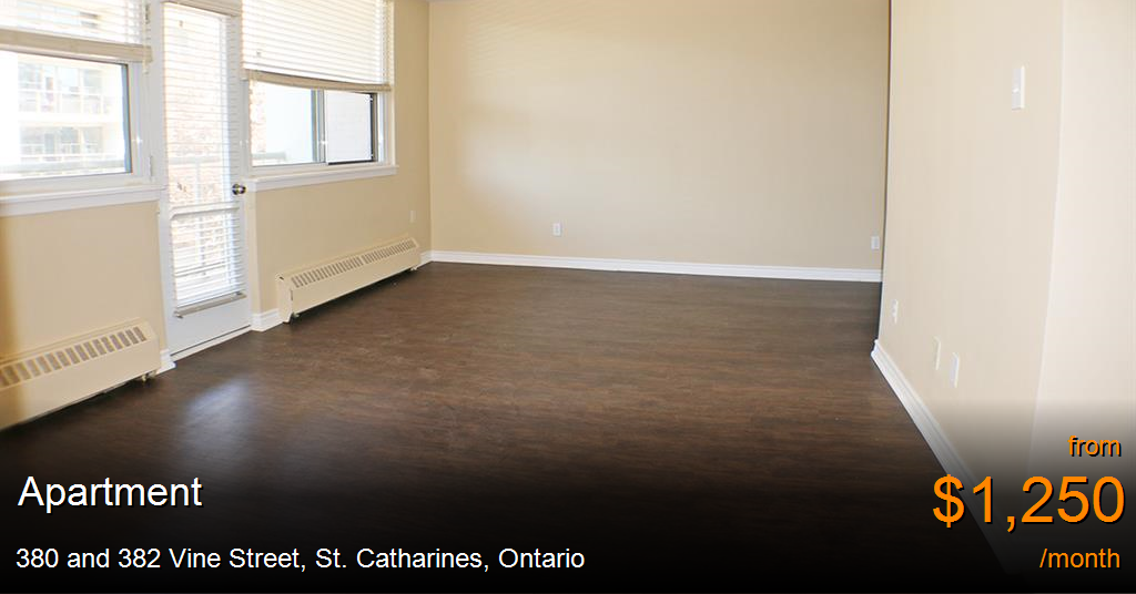 380 and 382 Vine Street, St. Catharines Apartment for Rent
