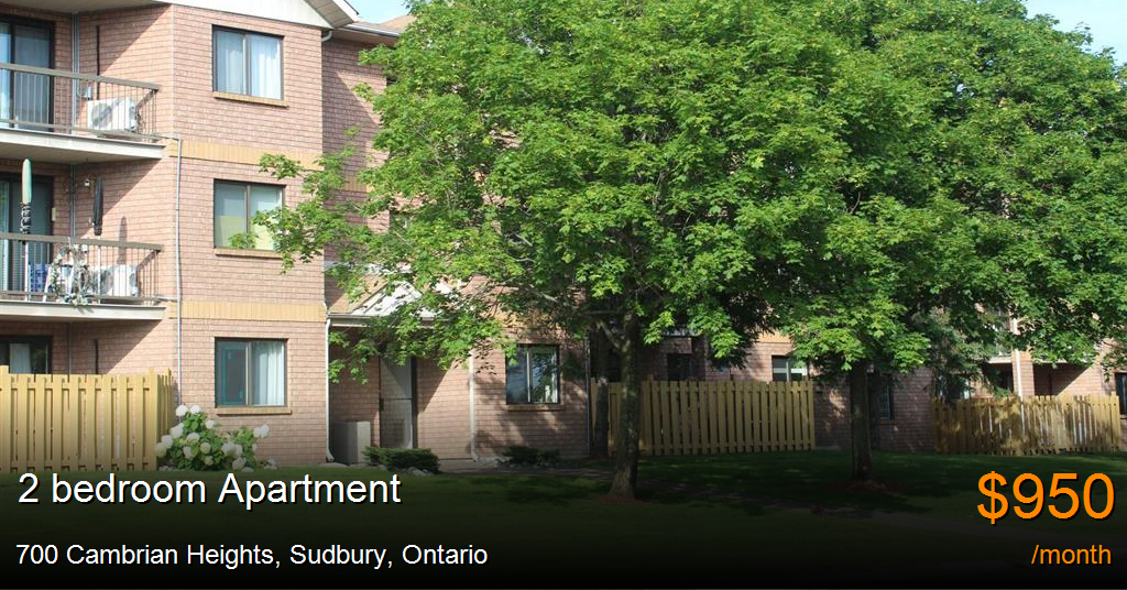 700 Cambrian Heights, Sudbury Apartment for Rent B84121