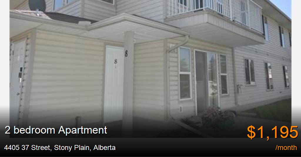 4405 37 street, stony plain Apartment for Rent