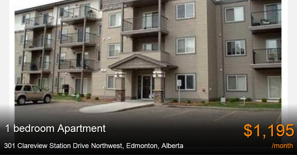 301 clareview station drive northwest, edmonton Apartment for Rent