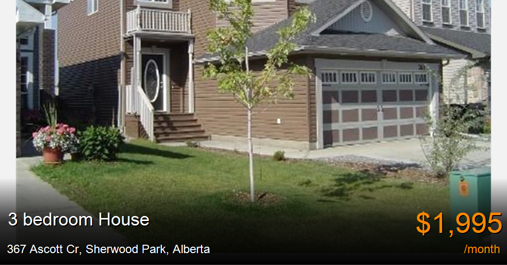 367 ascott cr, sherwood park House for Rent