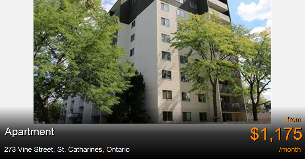 273 Vine Street, St. Catharines Apartment for Rent